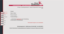 Desktop Screenshot of hans-simons.de
